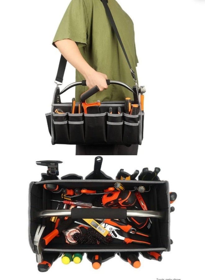 Hand Tool Bag Multi Tool Box Large Capacity Electrician Bag Men's Special Woodworking Tools Bag size - Image 2