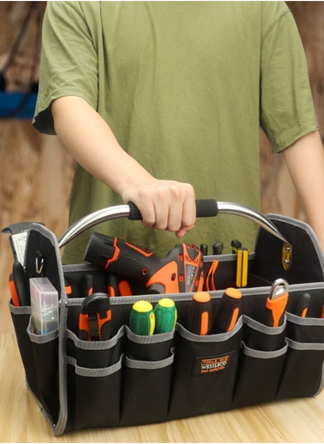 Generic - Hand Tool Bag Multi Tool Box Large Capacity Electrician Bag Men's Special Woodworking Tools Bag size - Image 1