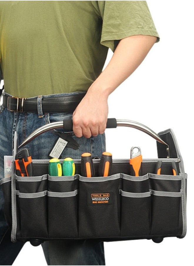 Generic - Hand Tool Bag Multi Tool Box Large Capacity Electrician Bag Men's Special Woodworking Tools Bag size - Image 1
