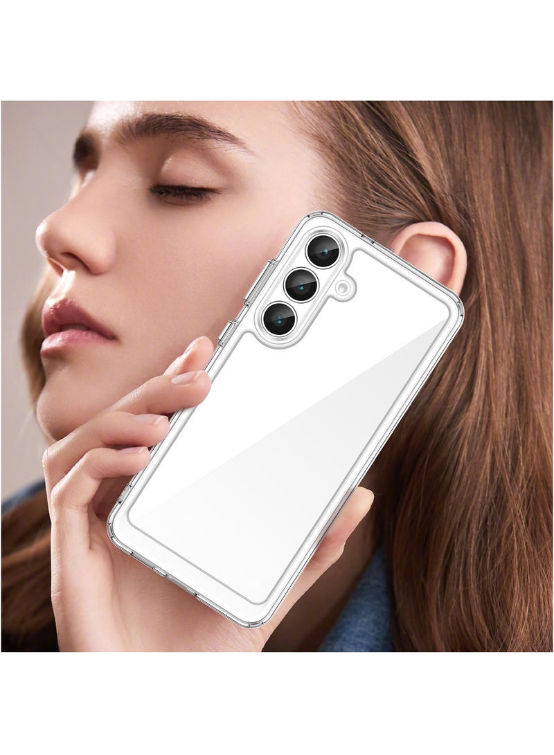 Fankalo Phone case for Samsung Galaxy S25 FE Clear Back Soft TPU Shockproof Bumper Protection Cover - Image 3
