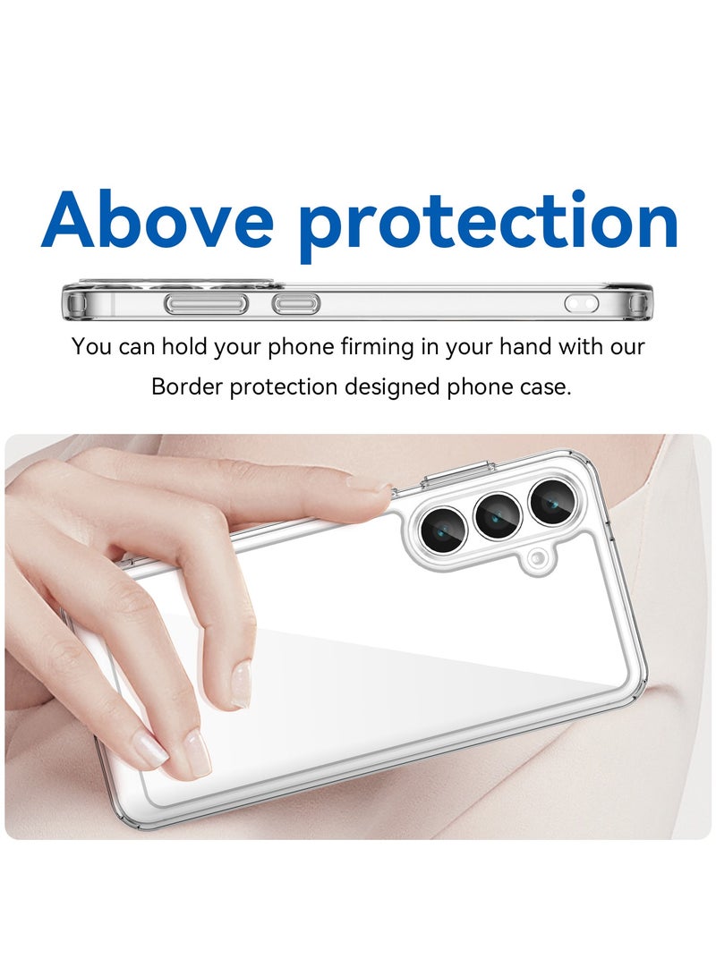 Fankalo Phone case for Samsung Galaxy S25 FE Clear Back Soft TPU Shockproof Bumper Protection Cover - Image 4