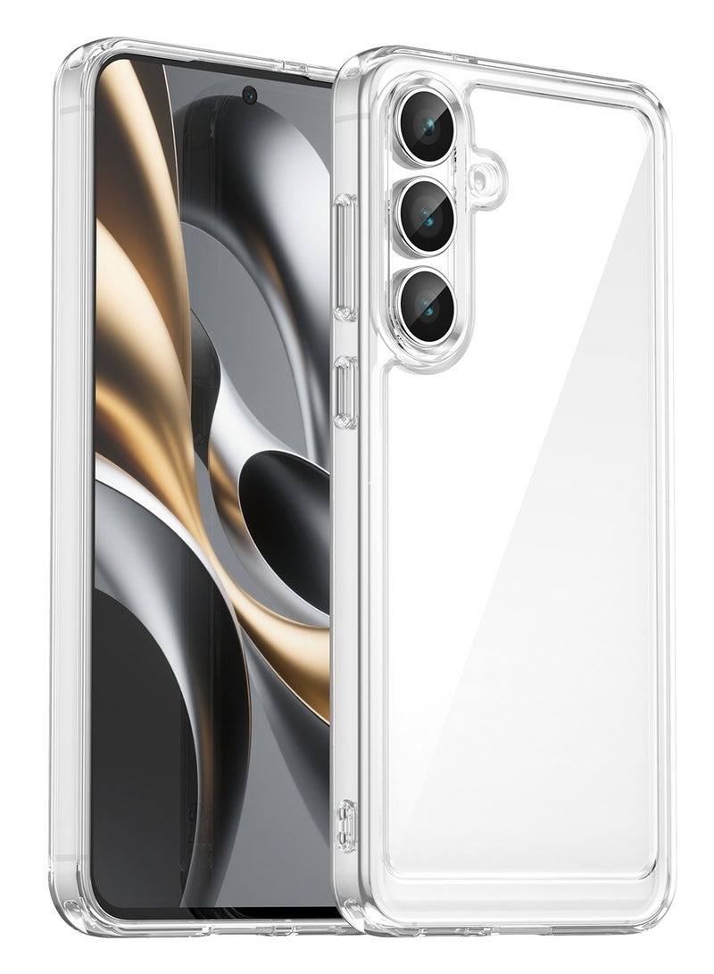 Fankalo Phone case for Samsung Galaxy S25 FE Clear Back Soft TPU Shockproof Bumper Protection Cover - Image 1