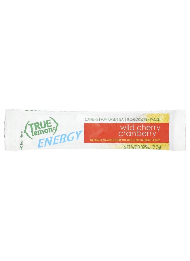 True Citrus True Citrus, True Lemon®, Energy, Wild Cherry Cranberry, 6 Packets, 0.095 oz (2.7 g) Each  - Image 3