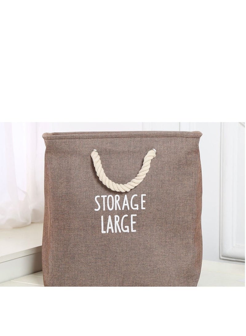 Hi homey Foldable Clothes storage Laundry Basket With Handles - Image 1