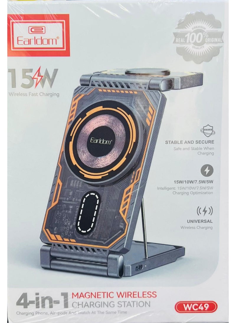 Earldom MAGNETIC WIRELESS CHARGER 4-IN-1 - Image 2