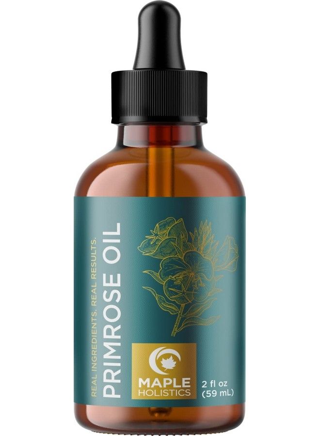 Maple Holistics Pure Evening Primrose Oil For Skin Cold Pressed Natural Face Moisturizer And Nourishing Hair Oil Use In Diy Skin Care For Dry Flaky Skin Hydration And As A Carrier Oil For Essential Oils Mixing - Image 1