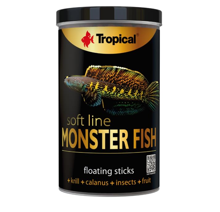 Tropical Softline Monster Fish Food Floating Sticks (1000ml/320g - 67786) - Image 1