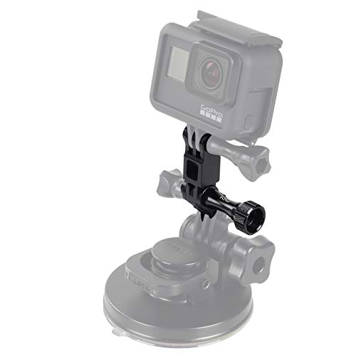 HSU Aluminum Extension Arm for GoPro Hero 13/12, Metal Adjust Arm Straight Joints Mount, Same Direction Straight Joints Mount for Go Pro Hero 11/10/9/8/7/6/5 Black, DJI Osmo Action and More(Black) - Image 2