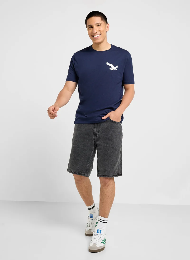 Seventy Five Basics Printed T-Shirt