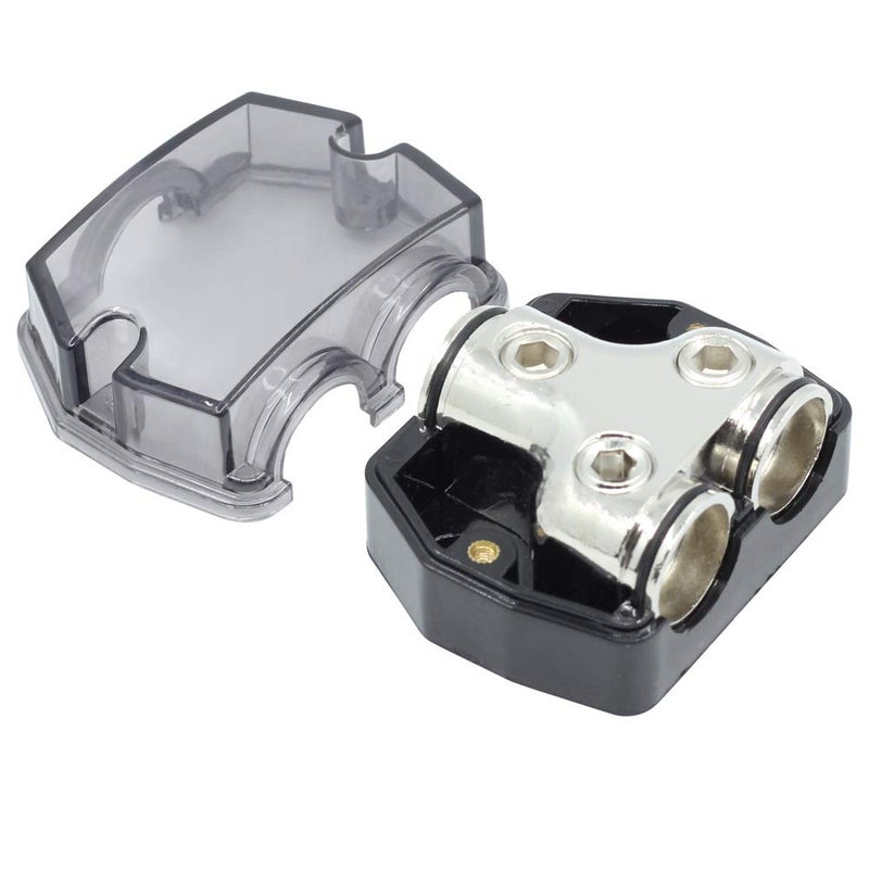 ZOOKOTO 1X0GA In/2X0GA Out Power Distribution Block for Car Audio Amplifiers - Image 2