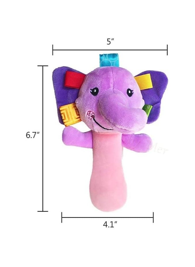 Generic Fabric Softfill With Elephant Design Toy For Kids - Multi Color - Image 3
