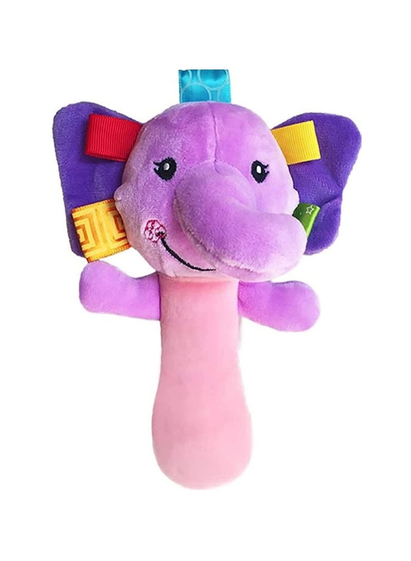 Generic Fabric Softfill With Elephant Design Toy For Kids - Multi Color - Image 1