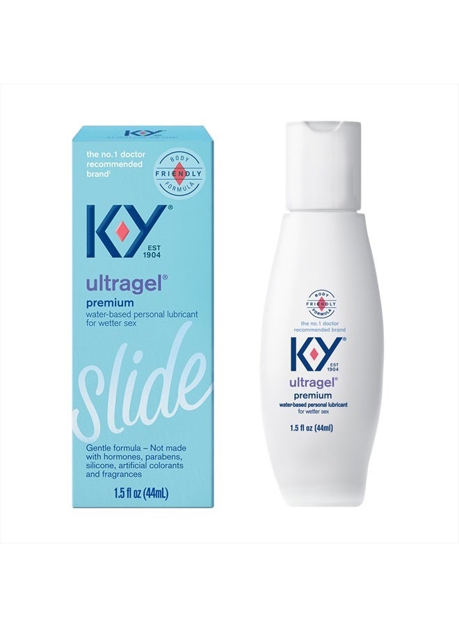 K-Y ألتراجيل لوب، مادة تشحيم، تركيبة مائية، للرجال والنساء والأزواج، صديقة للجسم، 1.5 أونصة سائلة - Image 1