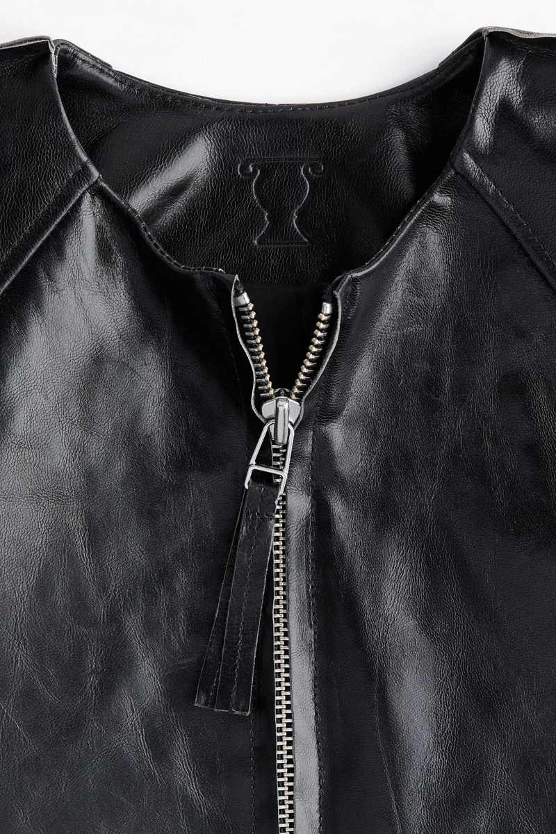 H&M  KW Leather jacket for Women | Best Price UAE