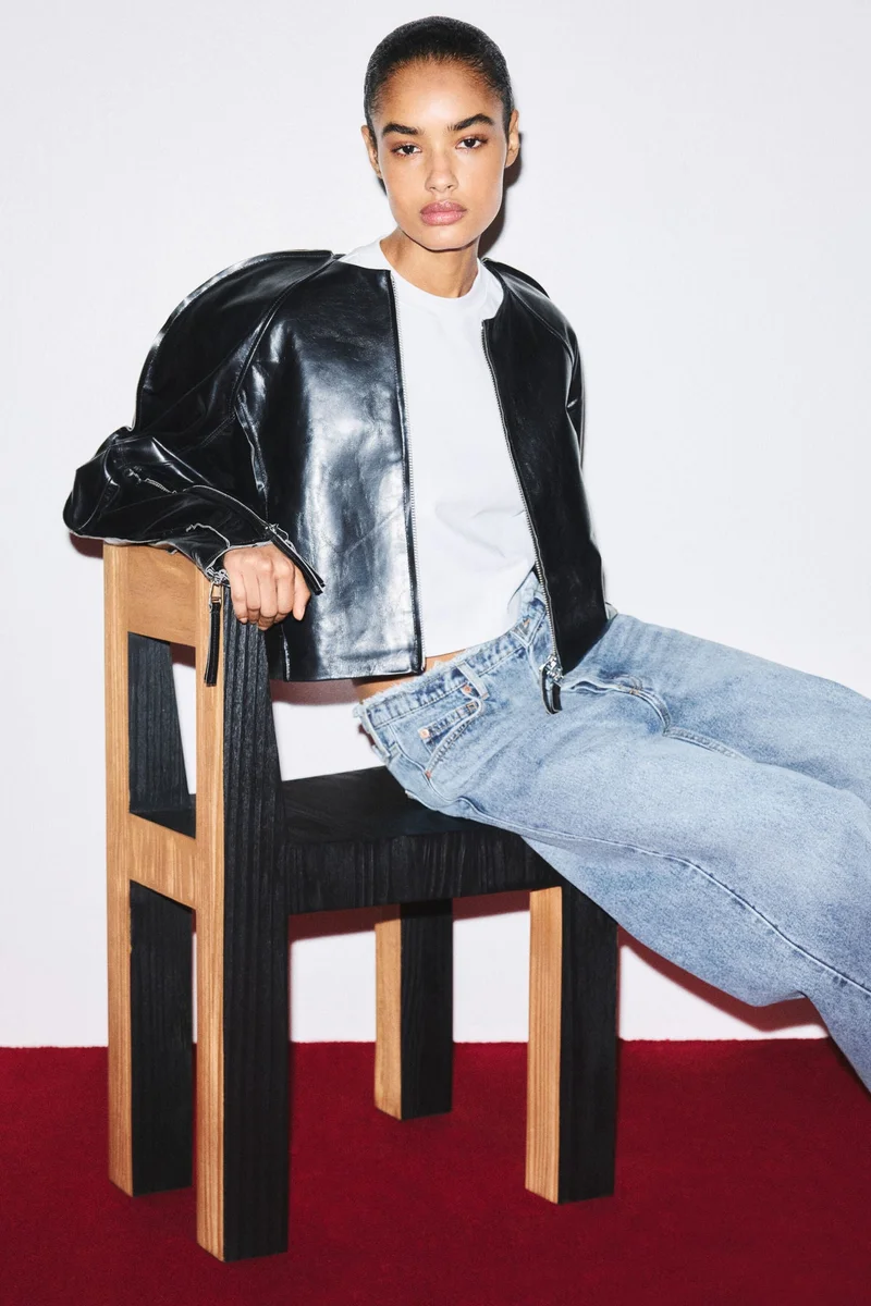 H&M  KW Leather jacket for Women | Best Price UAE