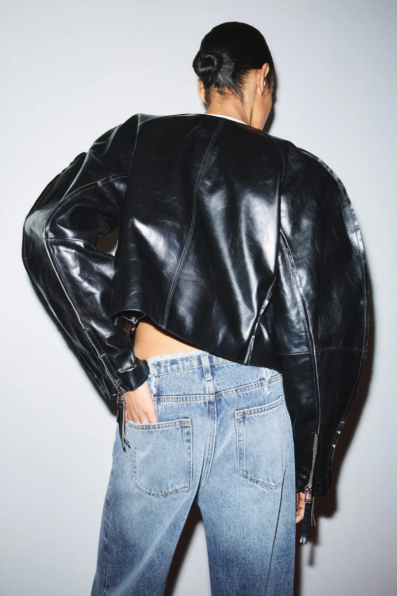 H&M  KW Leather jacket for Women | Best Price UAE