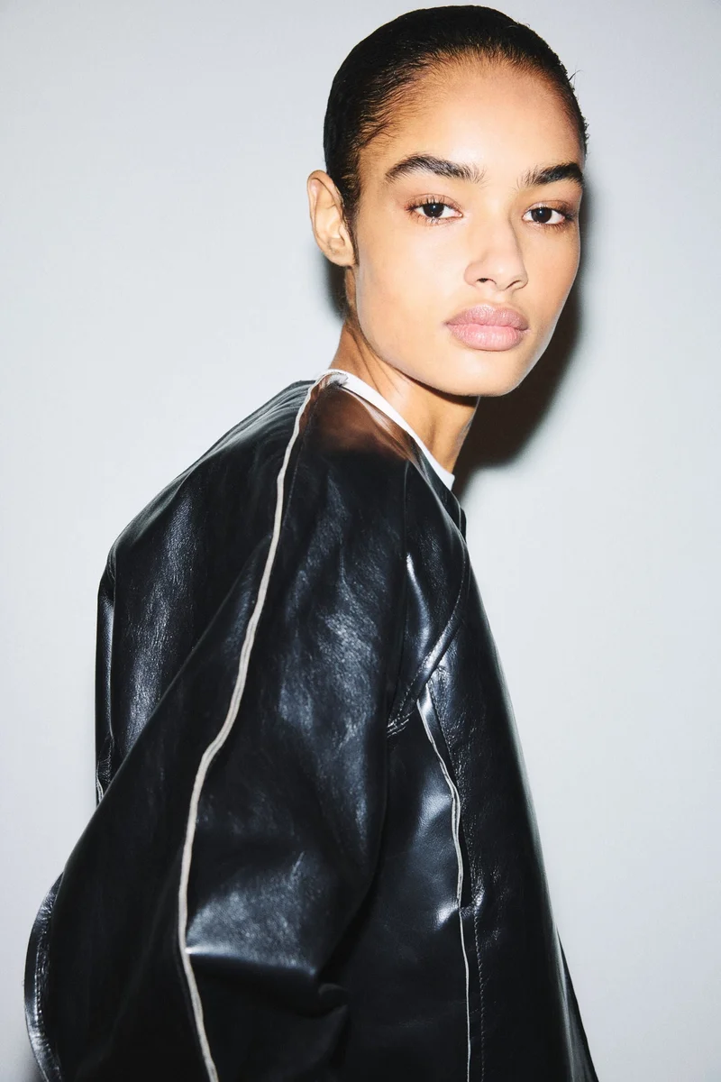 H&M  KW Leather jacket for Women | Best Price UAE
