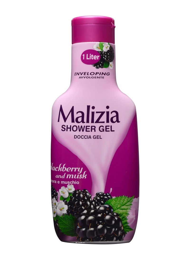 Enveloping Blackberry & Musk Shower Gel 1000ml