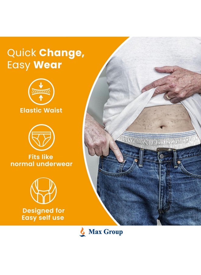 AGEasy (Max Group) Unisex Adult Diaper Pants with Wetness Indicator | Odour Lock & Anti-Bacterial | Skin Friendly Pant Style Diapers for Easier Wearing & Removal | Pack of 1 (10 Count) (XL) - Image 5