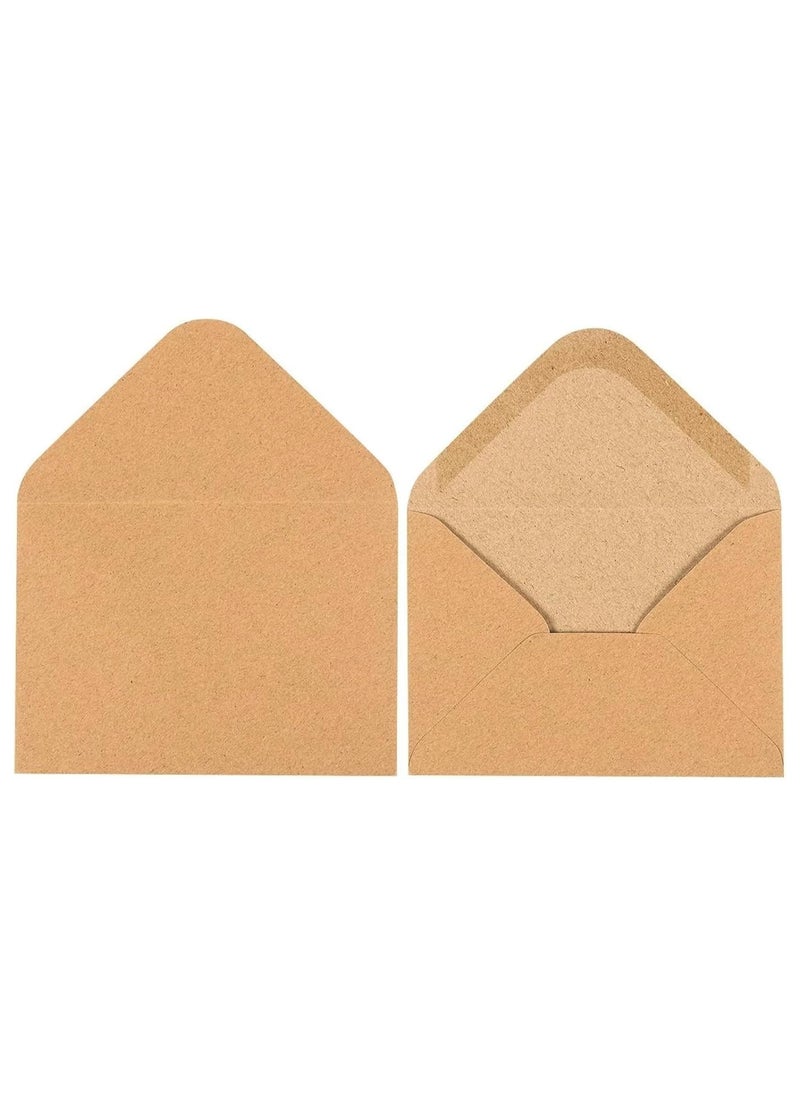 KCDMBUE 100 Pack Self-Sealing Envelopes (Brown)  - Image 4