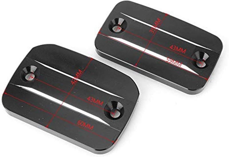 QASULER Motorcycle Front Brake Reservoir Cap Protector - Image 3