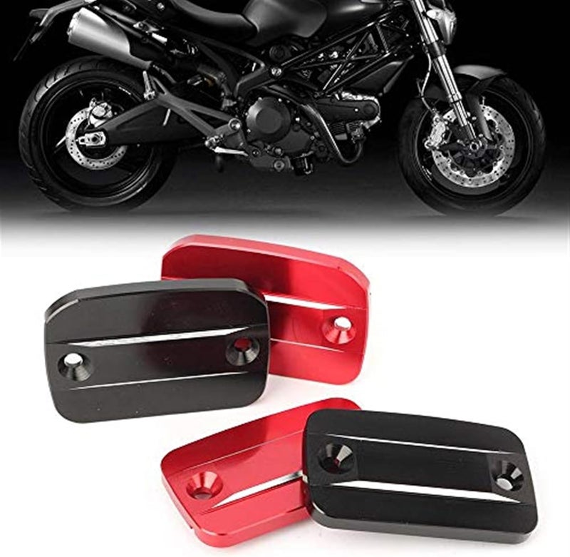 QASULER Motorcycle Front Brake Reservoir Cap Protector - Image 4