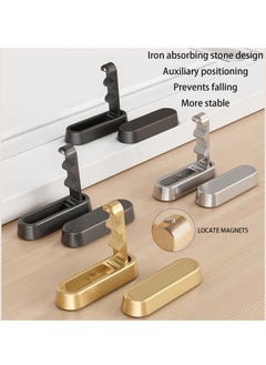 spa luxetique 4PCS Folding Coat Hook, Heavy Duty Wall Hooks Made of Zinc Alloy, Foldable Gold Wall Hooks for Hanging Coats, Scarves, Hats, Bathrobes, Keys, Bags (Gold)  - Image 4