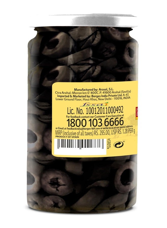 Borges Black Sliced Olives – 430g | Select Quality Hojiblanca Olives | Suitable for Pizza, Pasta, Salad, Wraps| Imported from Spain - Image 3