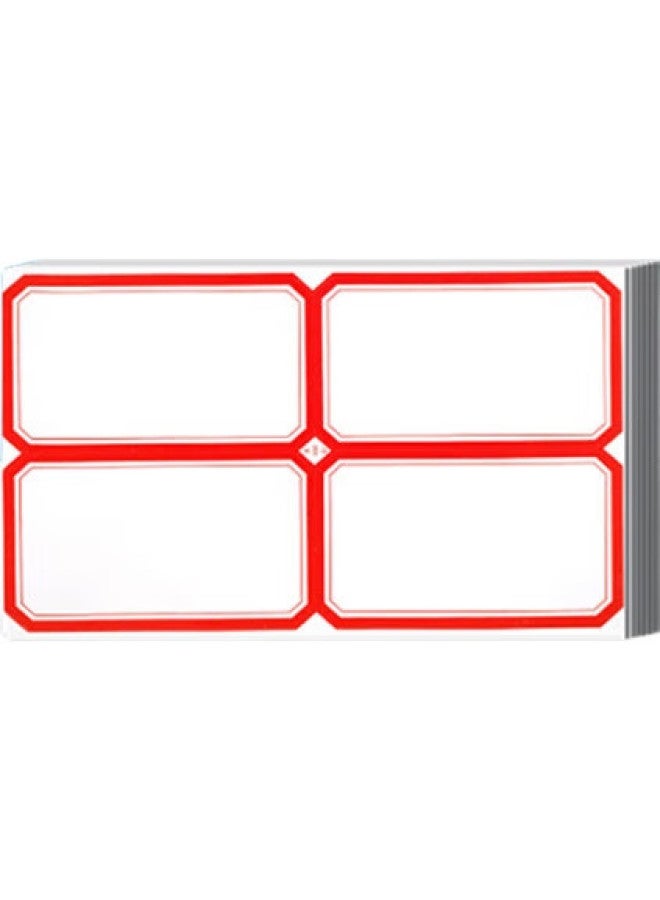 Nvv Label Stickers Large 232 Pieces 96*57Mm Self-Adhesive Stickers Name Tags Price Labels Sticky Notes Bq-1025701 Red - Image 2