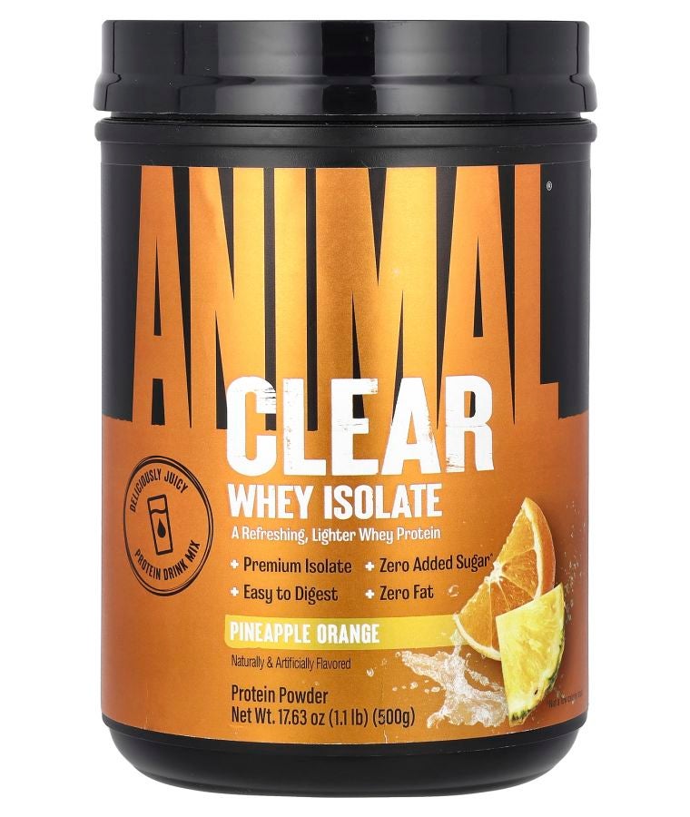 ANIMAL Clear Whey Isolate Pineapple Orange 1.1 lb (500 g)