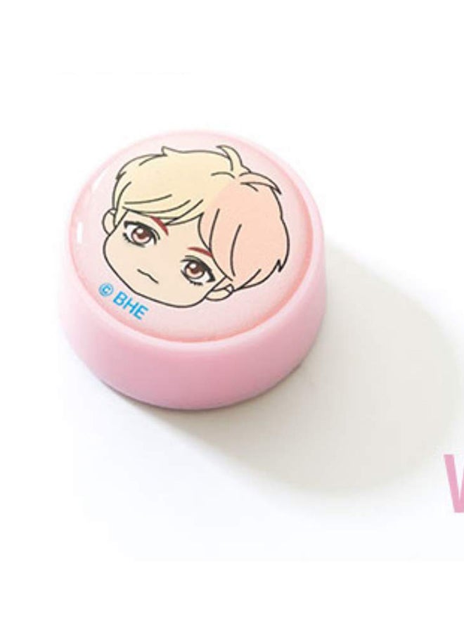 BTS K-Pop Idols Goods V Character Figure Toothbrush with Convenient Magnetic Holder Toothbrush ‎2.9 x 1.1 x 10.4inch - Image 3