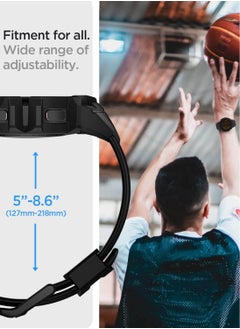 Spigen Spigen Rugged Armor Pro Designed for Samsung Galaxy Watch FE (2024), Galaxy Watch 5 40mm (2022), Galaxy Watch 4 40mm (2021) Band with Case Protector - Charcoal Gray  - Image 4
