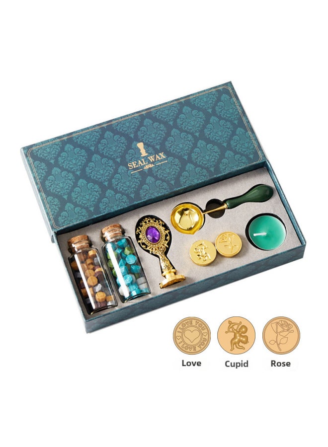 BLOT Fire Paint Seal Full Set Of Source Manufacturers Envelope Sealing Wax Creative Star Fire Paint Wax Grain Set - Image 1