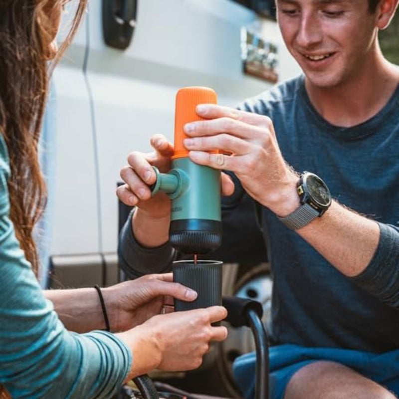 مجموعة ملحقات Nanopresso لكبسولات قهوة DG: الألومنيوم، أسود غير لامع، تصميم مدمج ومحمول مثالي للسفر أو التخييم أو الاستخدام المكتبي - Image 4
