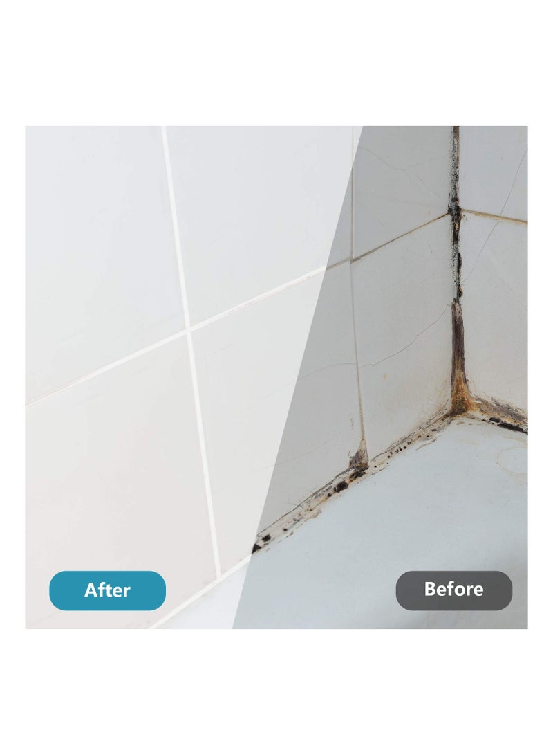 Grout Pen White Tile Paint Marker, 8Pcs Waterproof Grout Paint, Tile Grout Colorant and Sealer Pen for Bathrooms Kitchen Porch Patio Repair Refresh, White, Wide 4.5mm Tip - Image 5