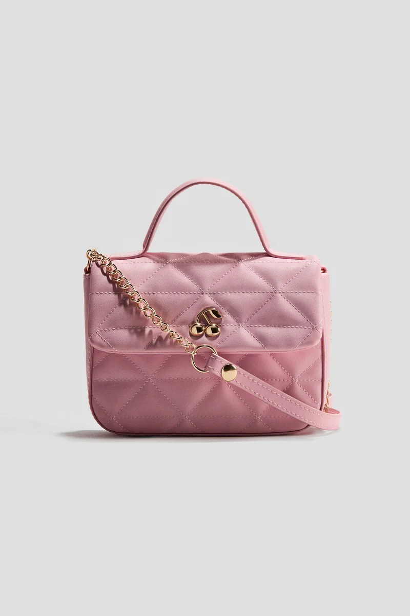 اتش اند ام حقيبة كتف بتصميم مبطّن