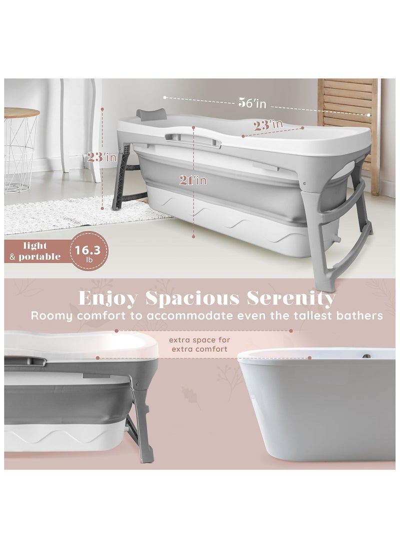 Cool Baby 56IN Large Foldable Bathtub for Adults  - Image 4
