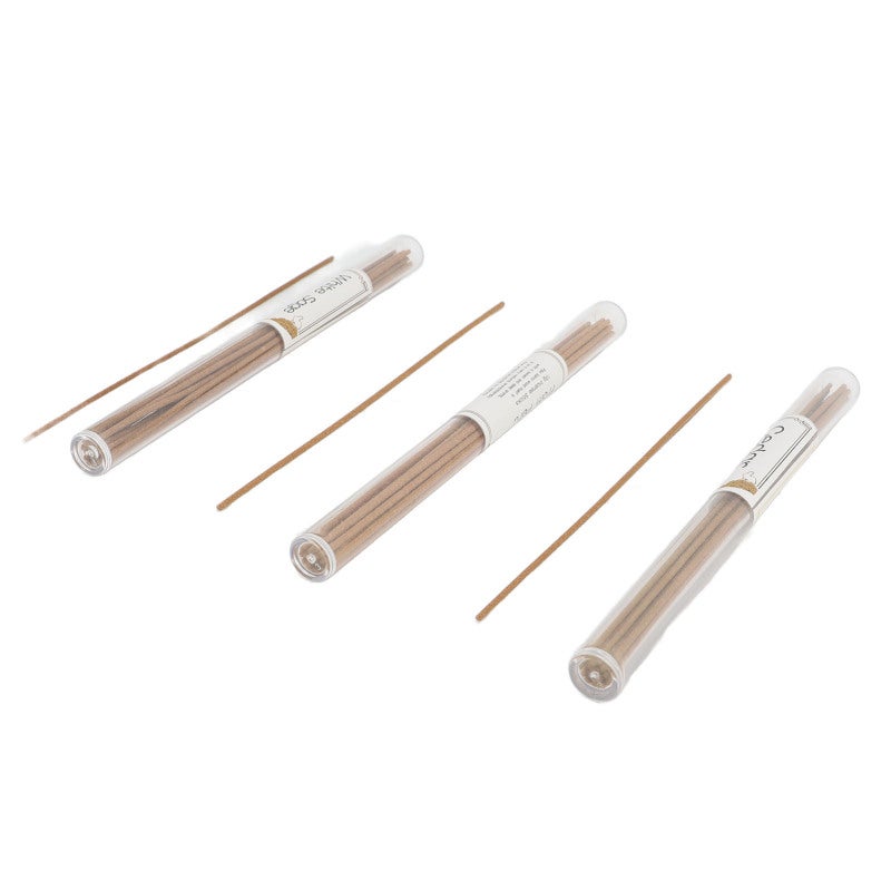 عصي العطور: 3 رائع طبيعي (المرمية البيضاء، بالو سانتو، الأرز) - عطور استرخاء متطايرة ومُزيل للروائح غير المرغوبة للمنزل والمكتب والتأمل والاسترخاء في الهواء الطلق - Image 3