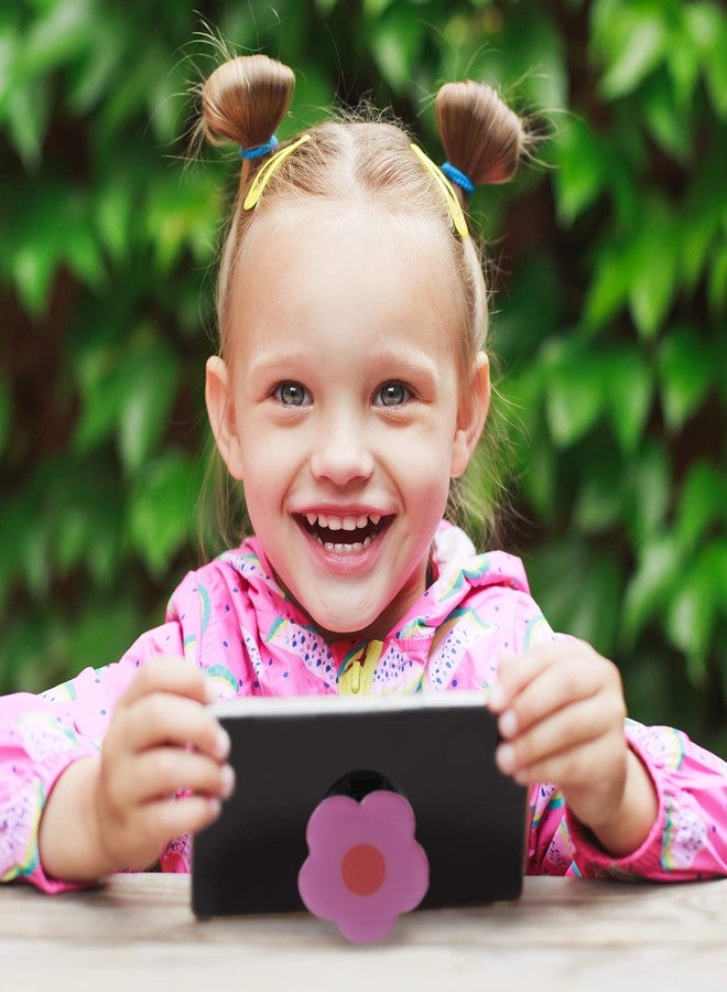 Weewooday 6 Pcs Cute Daisy Flower Phone Grip Flower Collapsible Finger Phone Expand Stand Multi Functional Foldable Holder Cellphone Accessories for Smartphones and Tablets, 6 Colors - Image 4