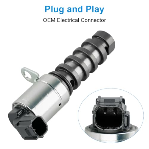 WMPHE Engine Variable Valve Timing VVT Solenoid Compatible with Honda Accord 2008-2012 CR-V 2012-2014 Crosstour 2012-2015 L4 2.4L Replacement for 15830R44A01 15830R5AA01 918-076 918076 VVT220 VTS1029 - Image 4