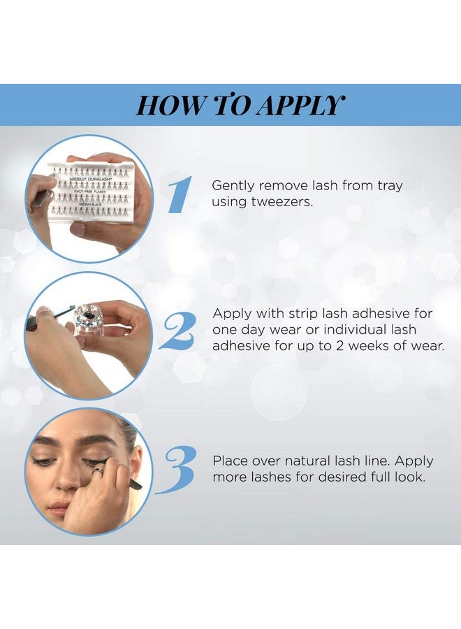 Ardell DIY Lash Clusters Individual Lashes - Short Black, Cluster Eyelash Extensions, Eyelash Clusters, Lash Extension for a Natural, Customizable Look, 4 Pack - Image 4