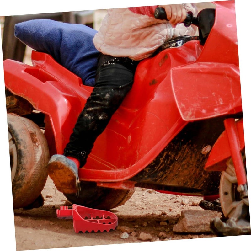 4Pcs Universal Pit Bike Foot Pegs Replacement Foot Pedals For Motocross Mini Off Road Motorcycles Red - Image 4
