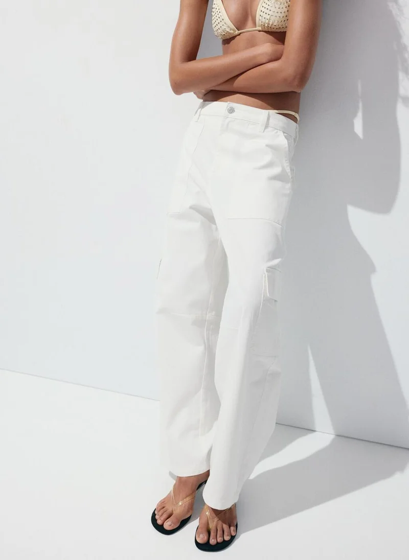 MANGO Pocket Cargo Jeans