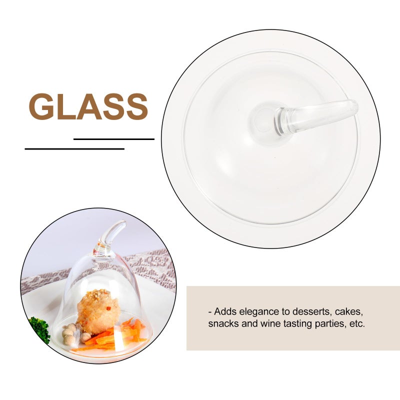 Smoke Dome Glass Food Cover For Molecular Cuisine Bread Cake Serving Lid - Image 4