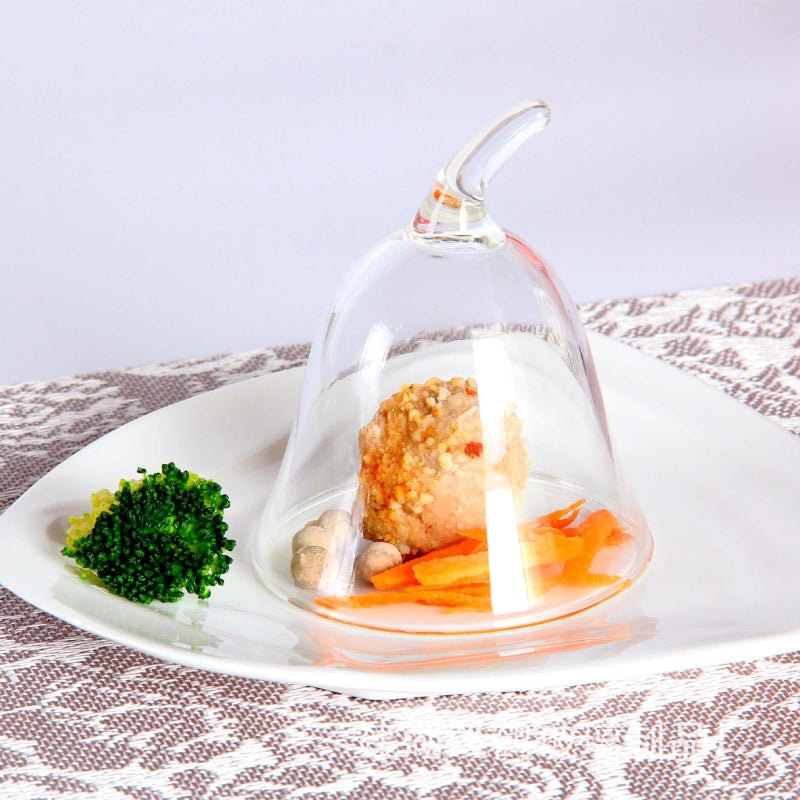 Smoke Dome Glass Food Cover For Molecular Cuisine Bread Cake Serving Lid - Image 5
