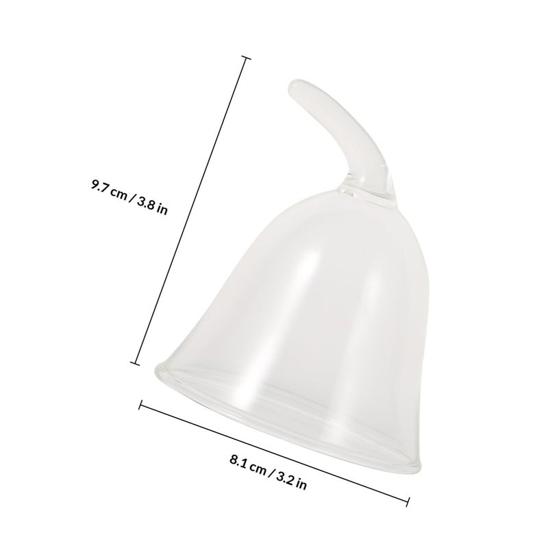 Smoke Dome Glass Food Cover For Molecular Cuisine Bread Cake Serving Lid - Image 3
