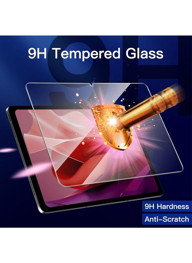 Generic - 2 Pieces Lenovo Tab P12 12.7 inches Tempered Glass Screen Protector – High Transparency, Delicate Touch, Anti-Explosion, Smooth Arc Edges, Easy Installation, Screen Protector for Lenovo Tab P12 12.7 inches - Image 1