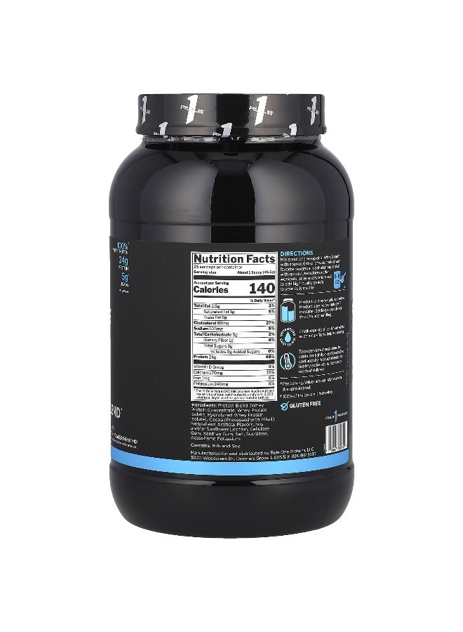 Rule One Proteins بروتينات رول ون، مزيج واي، مسحوق مشروب بروتين، زبدة الفول السوداني بالشوكولاتة، 1.96 رطل (888 جرام) - Image 2