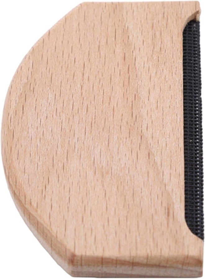 Galepromot Brown Cashmere Comb Sweater Shaver Wool Comb Knitwear Comb Wooden Pilling Fuzz Fabric Lint Remover Manual Portable Brush Tool Brushes Cleaning Tools - Image 1