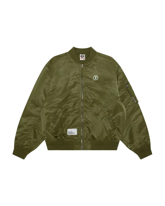 AAPE AAPENOW moonface bomber jacket